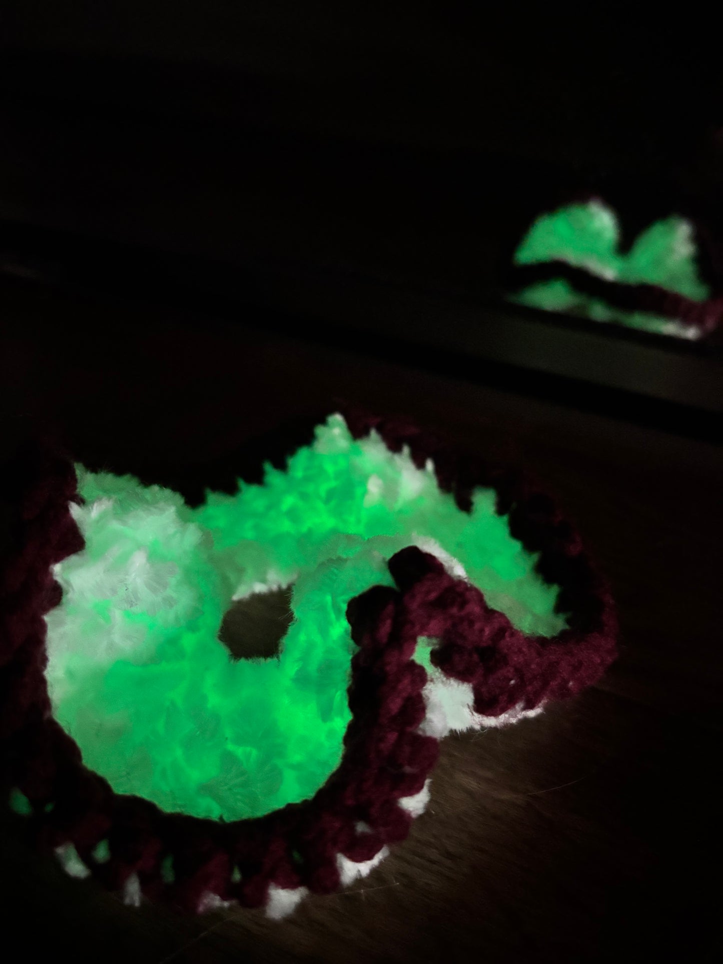 Lunar Velvet Glow Scrunchie