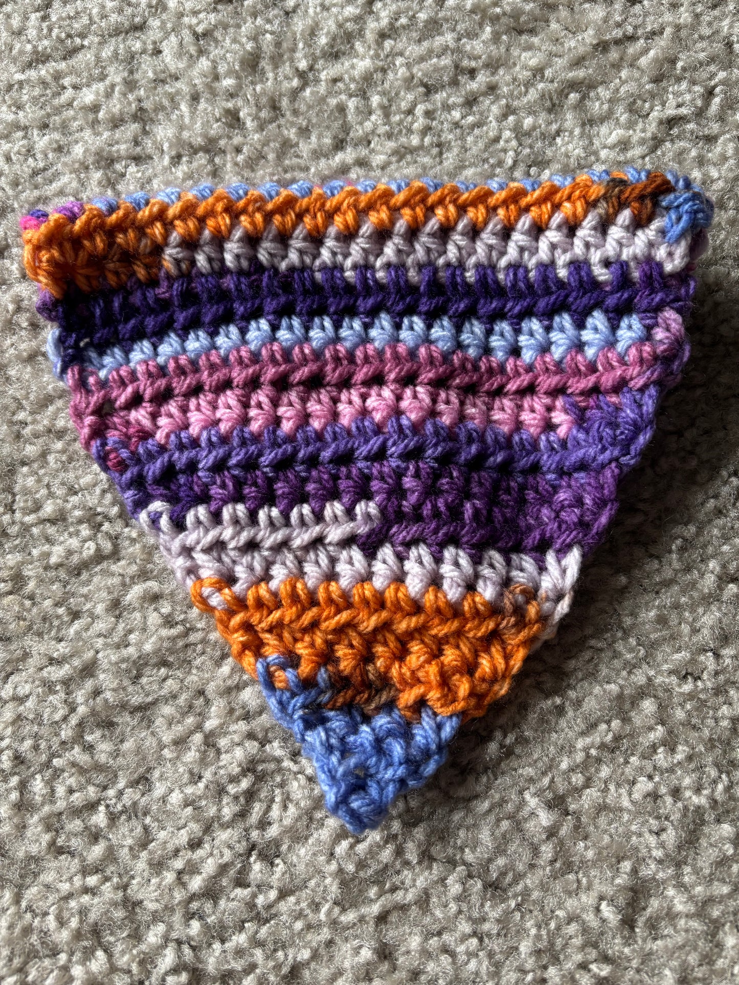 Sugar Plum Slip-On Dog Bandana (Small Size