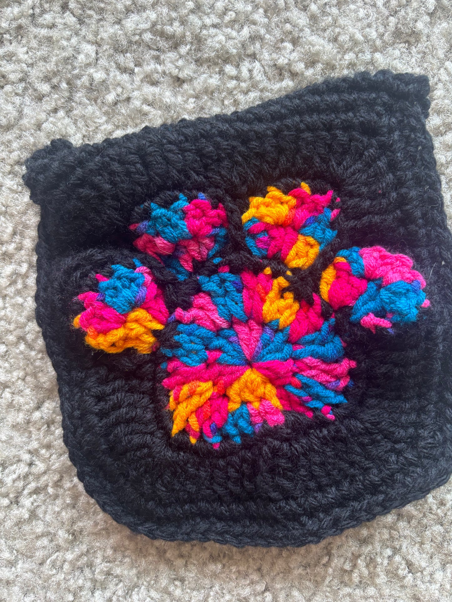 Neon Paws Mini Pouch
