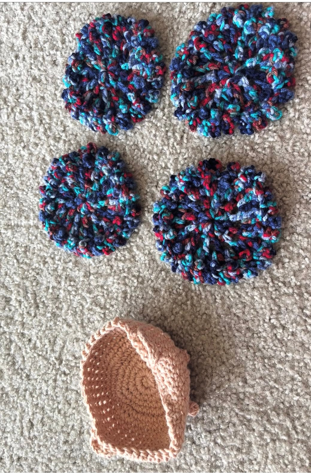Witch's Cauldron Coasters Pattern