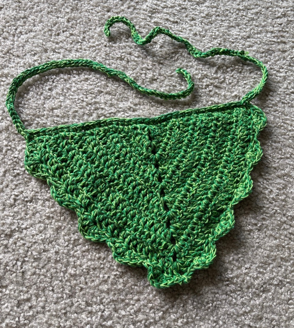 Forest Fade Scallop Bandana