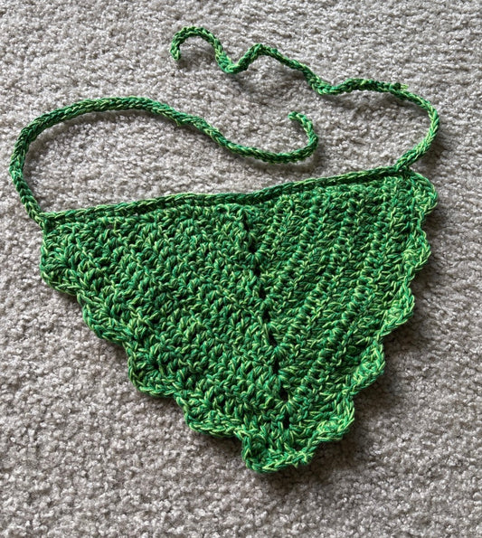 Forest Fade Scallop Bandana