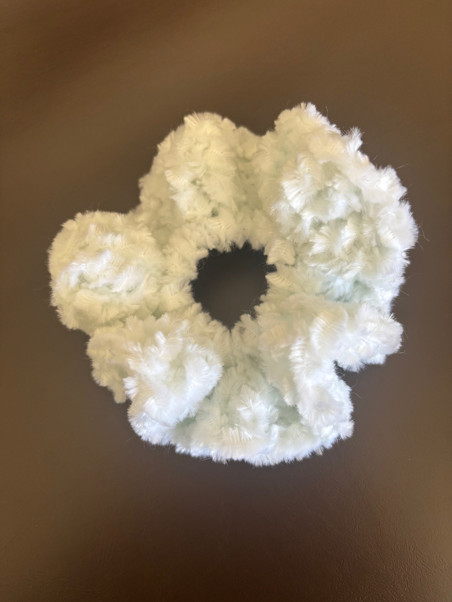 Glow-in-the-Dark Chenille Scrunchie