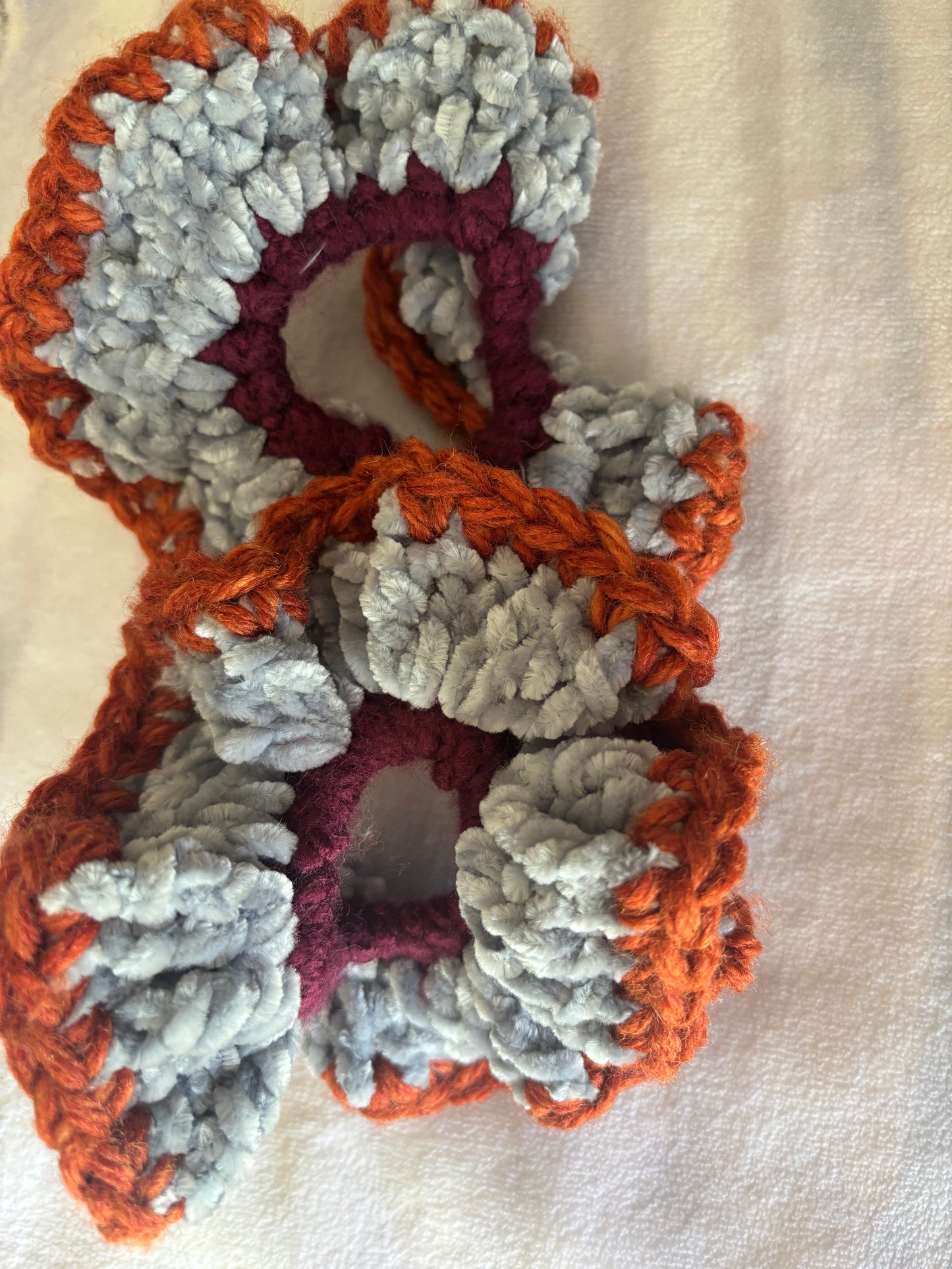 Rust & Roses Scrunchie