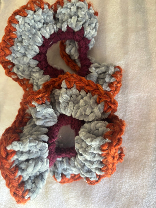 Rust & Roses Scrunchie