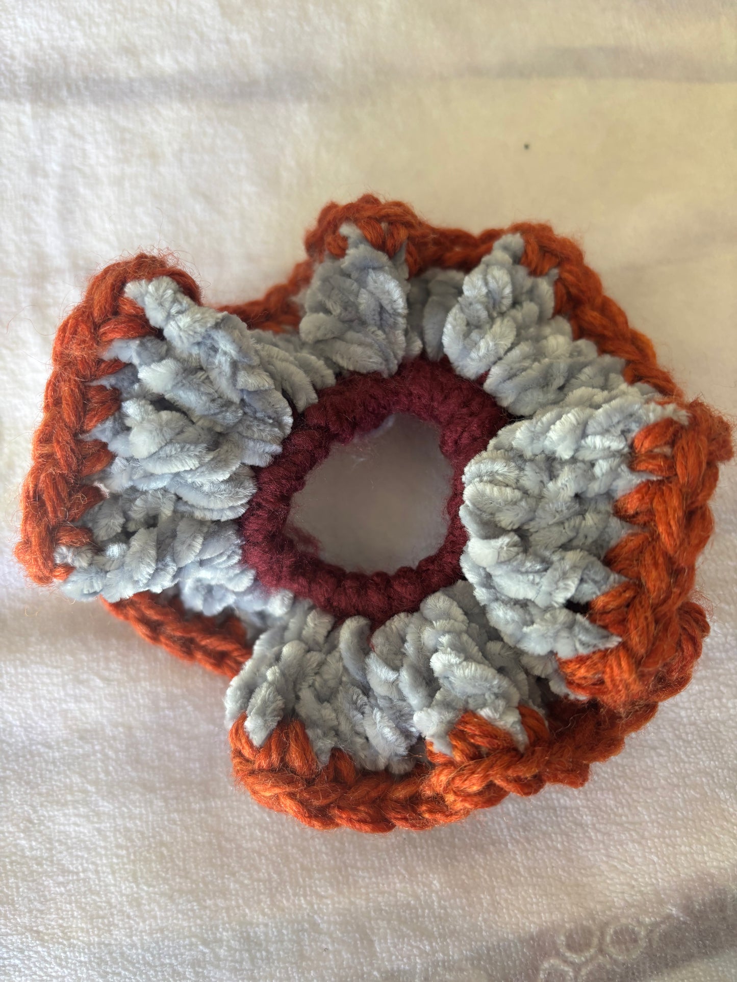 Rust & Roses Scrunchie