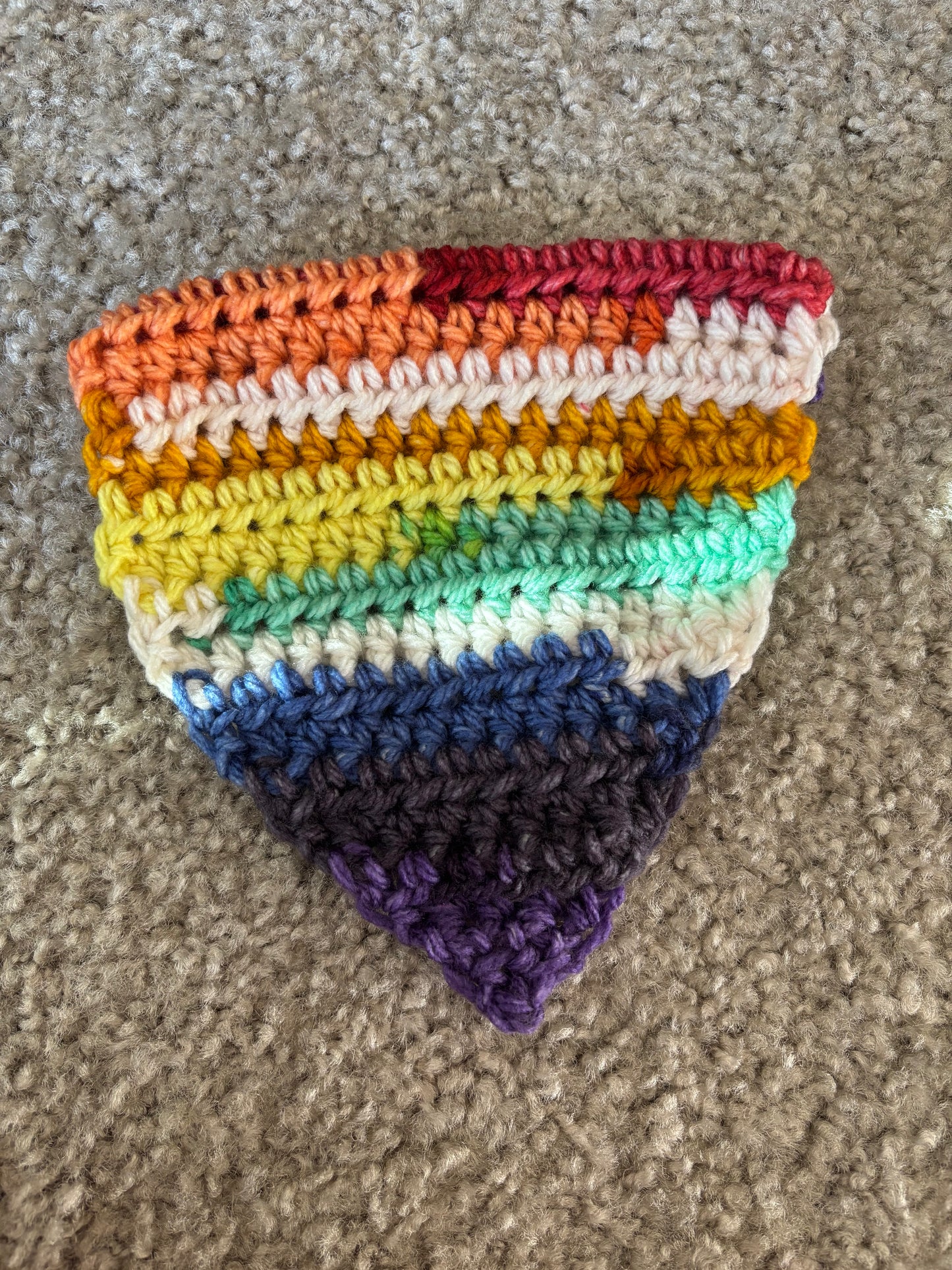 Prismatic Pup Slip-On Bandana (Small Size)