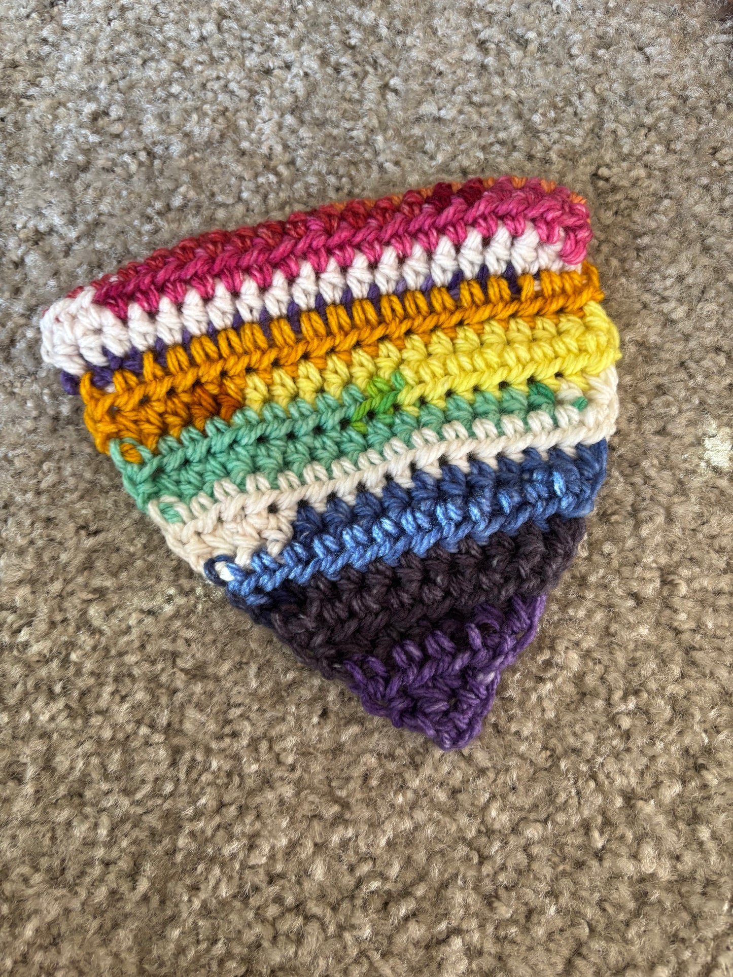 Prismatic Pup Slip-On Bandana (Small Size)