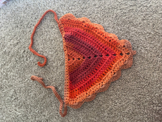 Heatwave Sunset Scallop Bandana