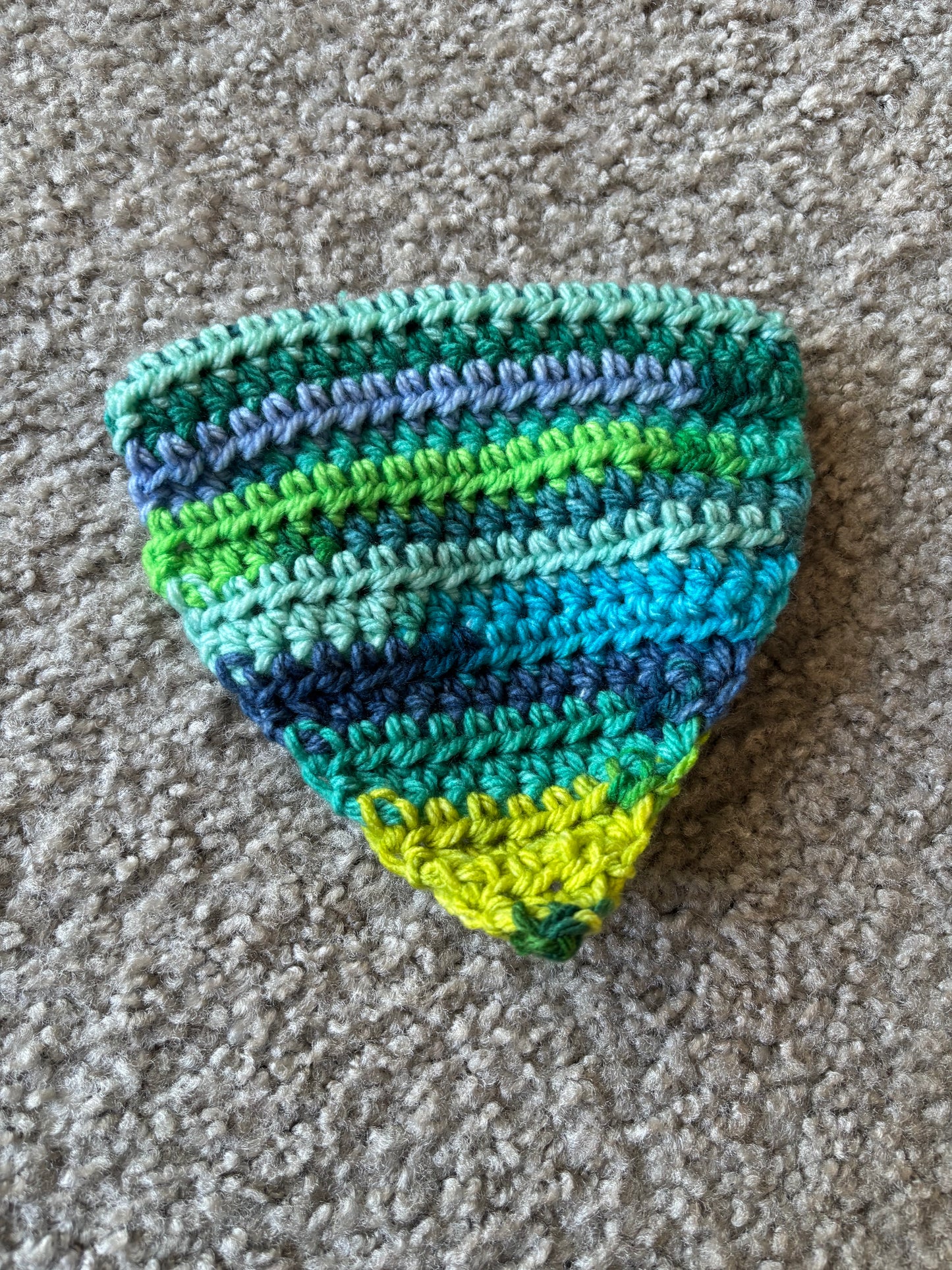 Peppermint Tide Pup Bandana (Size Small)