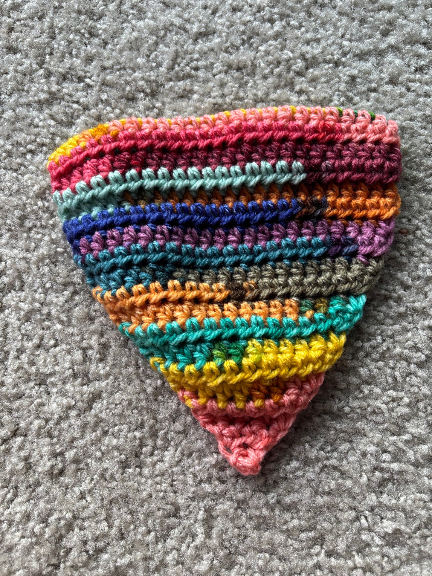 Mango Tango Slip-On Dog Bandana (Size Medium)