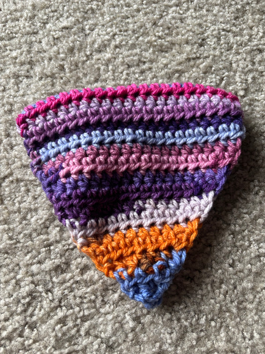 Sugar Plum Slip-On Dog Bandana (Small Size