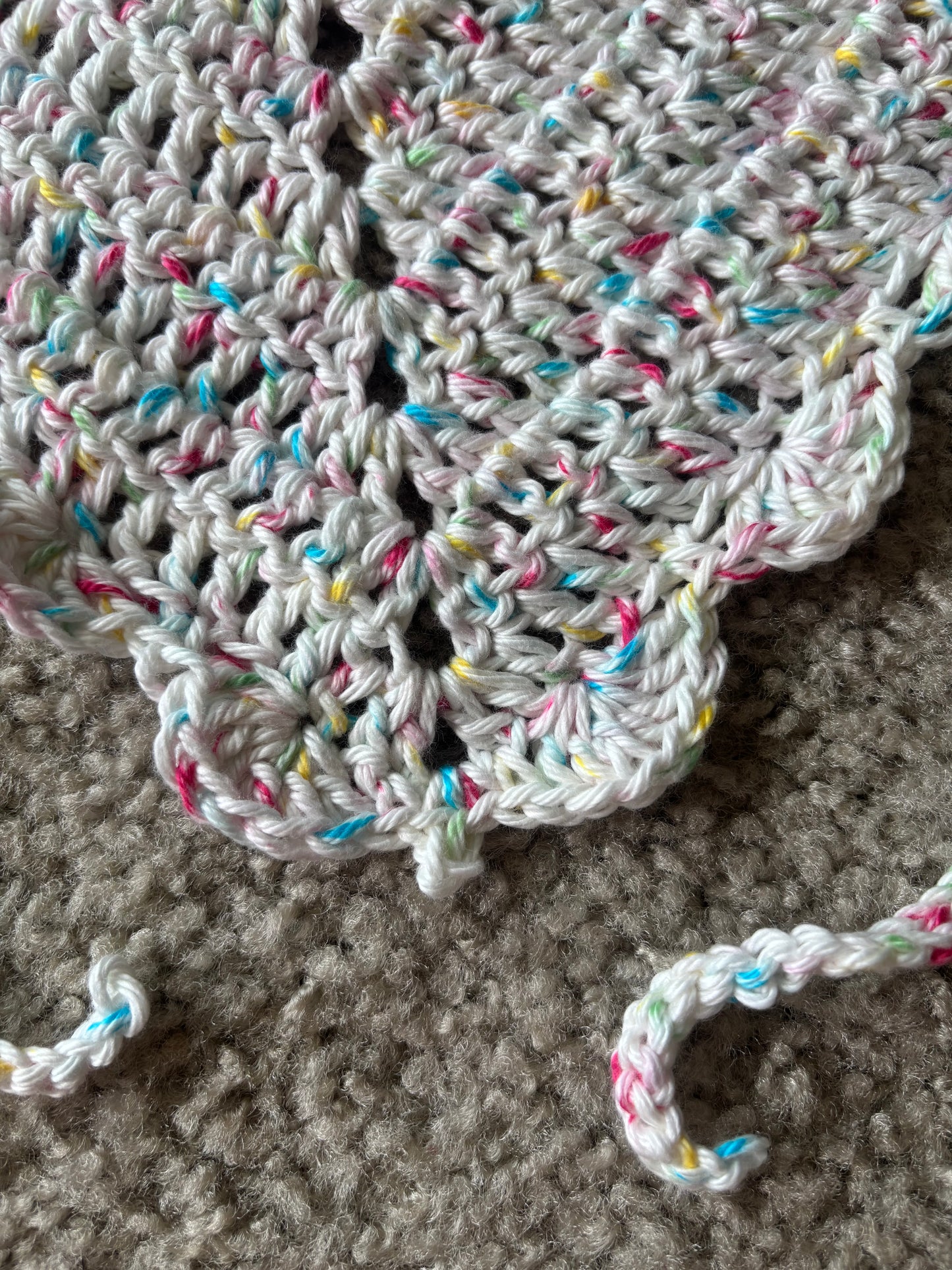 Confetti Cake Scallop Bandana