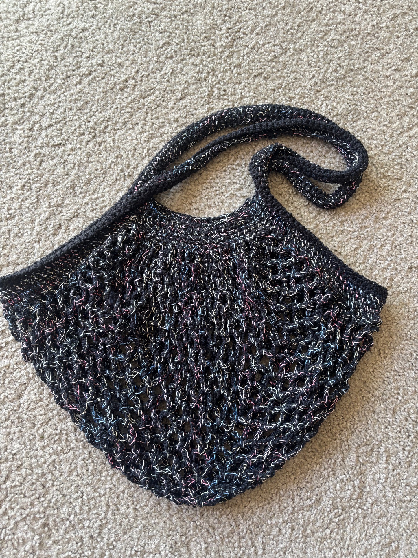 Midnight Stardust Market Bag