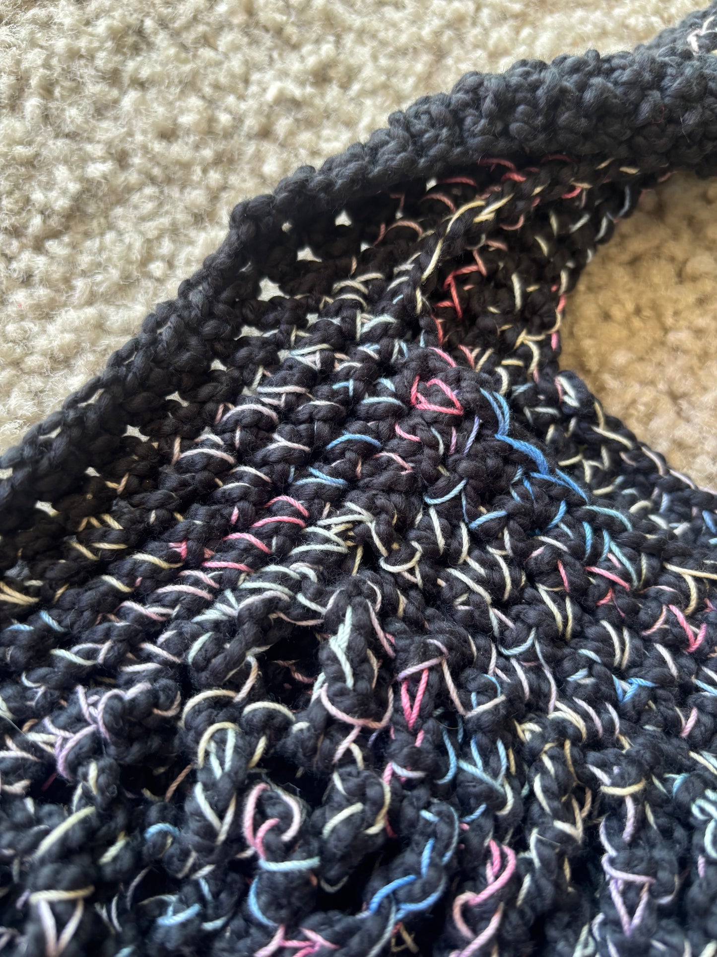 Midnight Stardust Market Bag